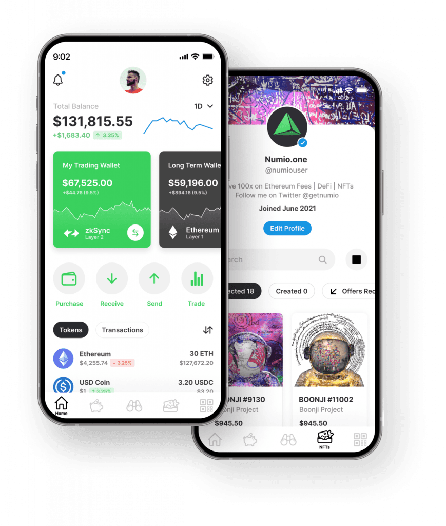 Numio app preview